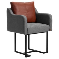 Papillonne Black Metal Chair