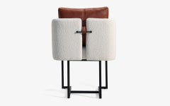 Papillonne Chair with Metal Leg