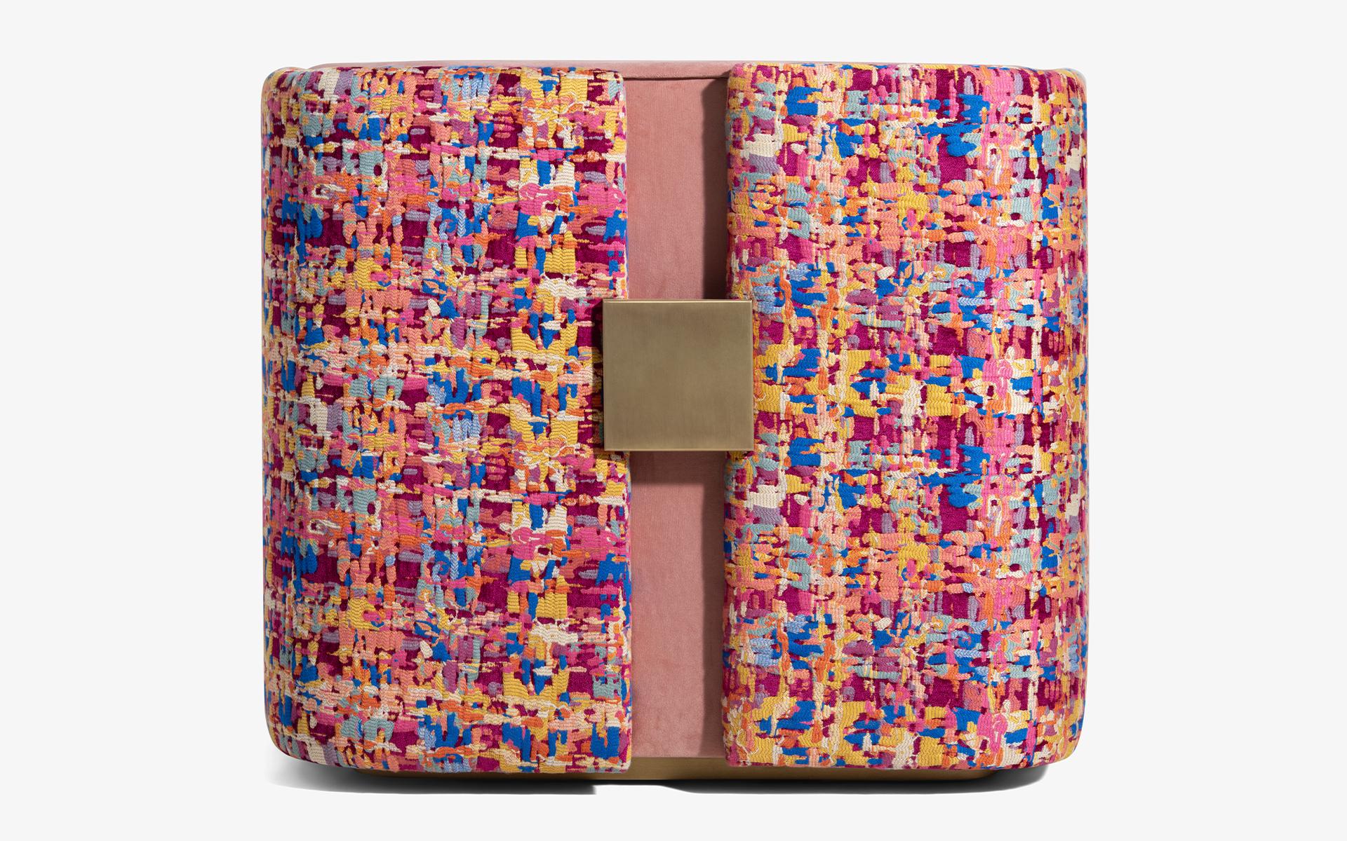 Turkish Papillonne Armchair in Pink Velvet and Kenzo Armchair Lead Time four weeks For Sale