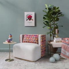 Papillonne Pink Kenzo Armchair by Lagu