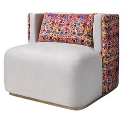 Fauteuil Kenzo rose Papillonne de Lagu