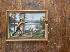 3-D pop art framed contemporary pixels interior figurative mortal kombat street