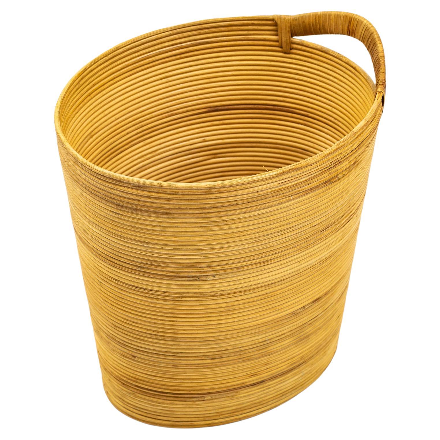 Papper Basket Designed and Manufactured by Laurids Lønborg in Denmark, 1950s For Sale