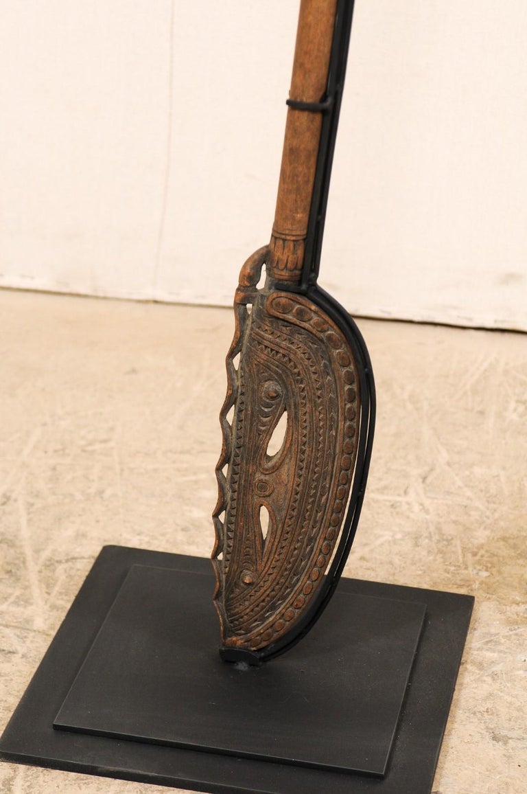 Papua New Guinea Carved Paddles For Sale at 1stDibs