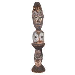 Escultura de madera tallada Sepik de Papúa Nueva Guinea
