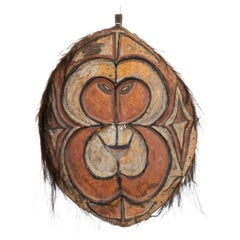 Papua New Guinea Sepik Painted Carved Wood Mask