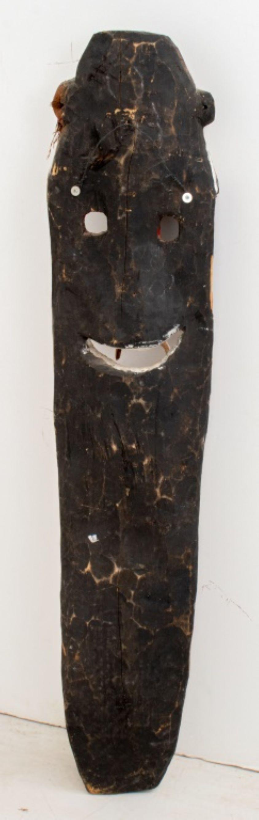 Papua New Guinea Sepik Polychrome Wood Mask 1
