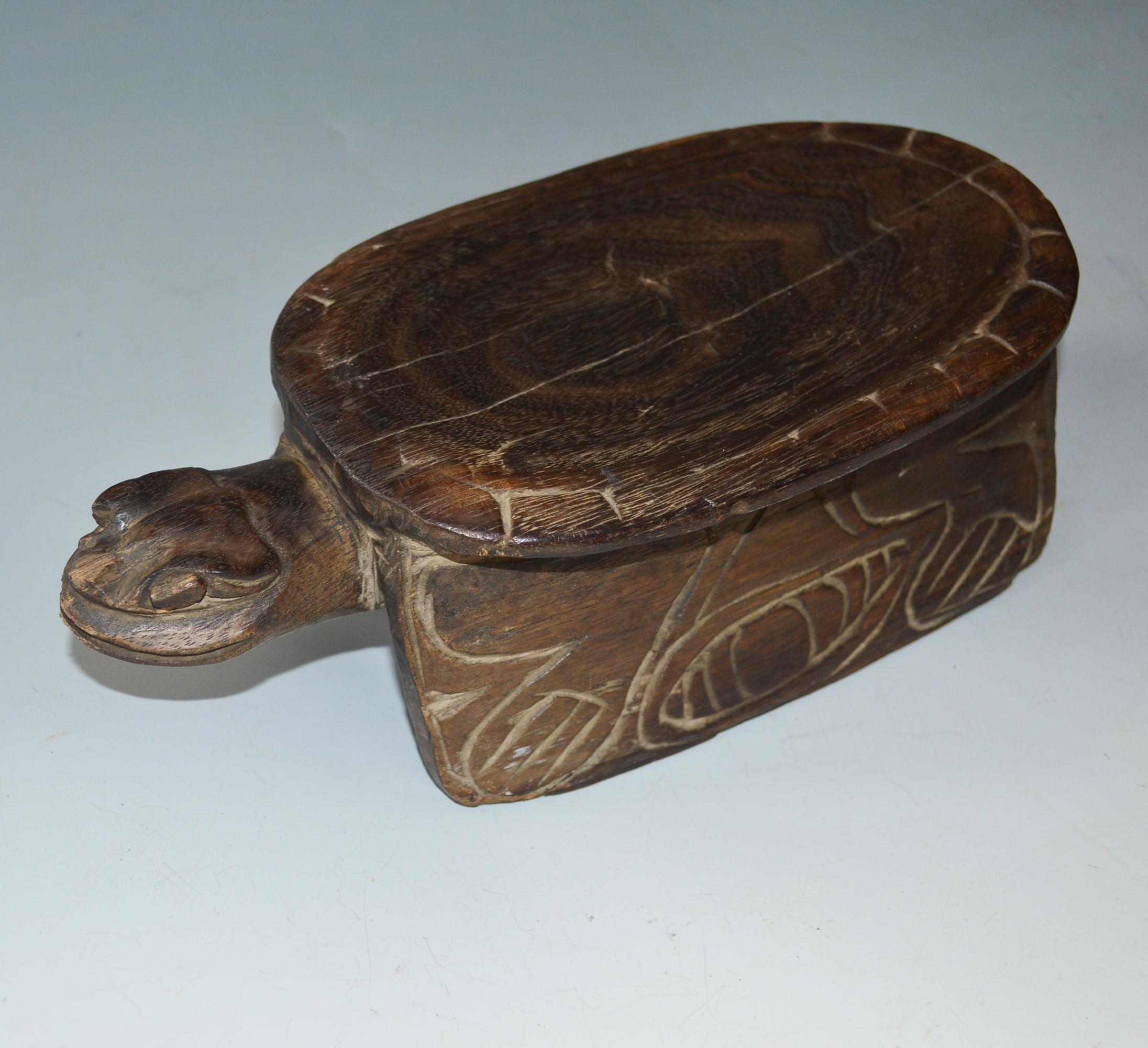 Sepik Turtle stool Head Rest Oceanic Polynesian Australian

A cute small stool or Headrest carved in the form of a turtle from the Sepik region of Papua new Guinea

A beautiful object for collection or Art display.
