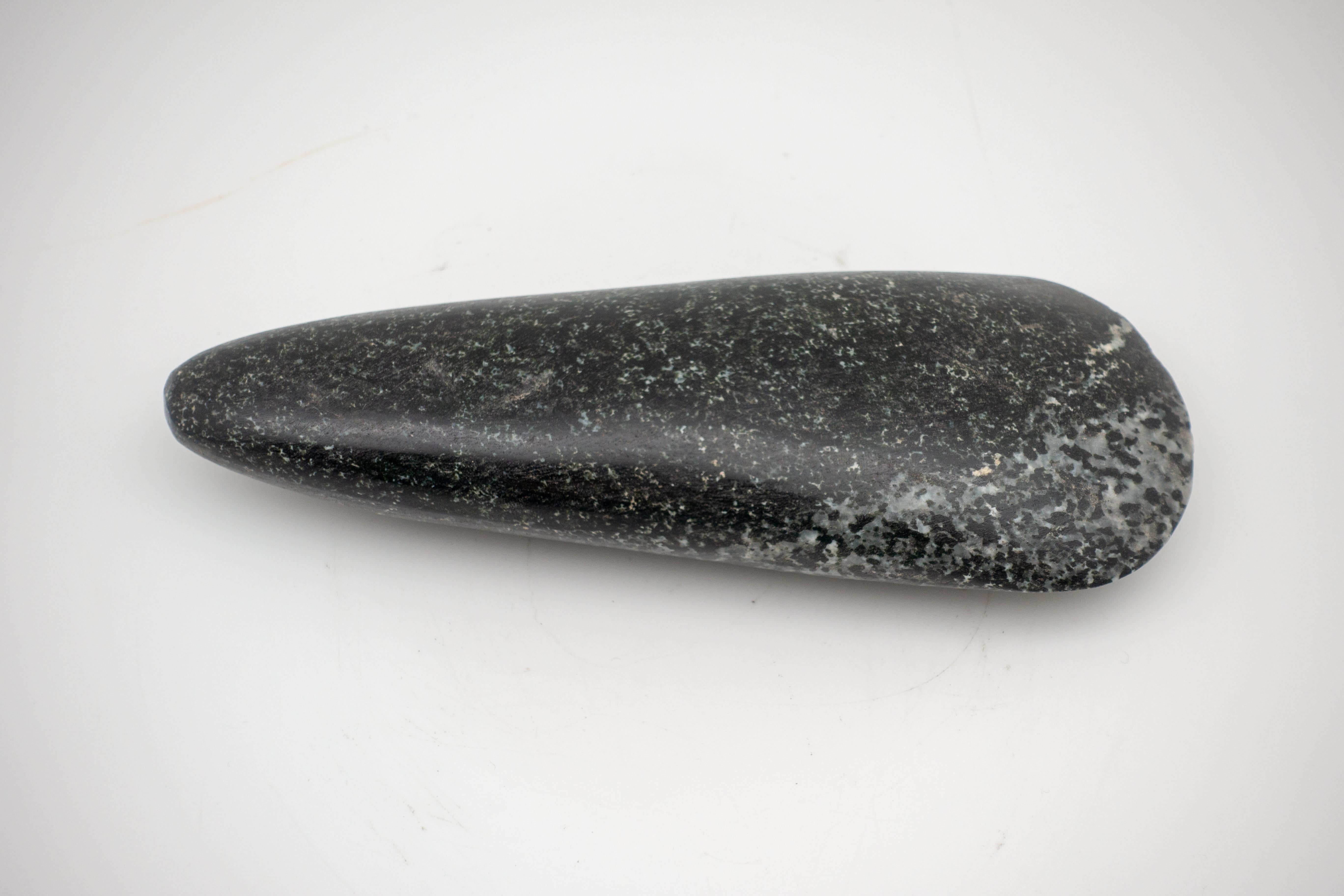 20th Century Papua New Guinea Stone Axe Mounted on a Custom Base