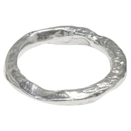 Papua Ring is handcrafted from 24ct silver plated bronze For Sale