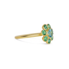 Paquerette - Aquarine & Emeralds