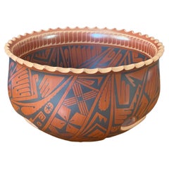 "Paquime Pottery" Decorative Bowl by Baudel Lopez Corona for Mata Ortiz