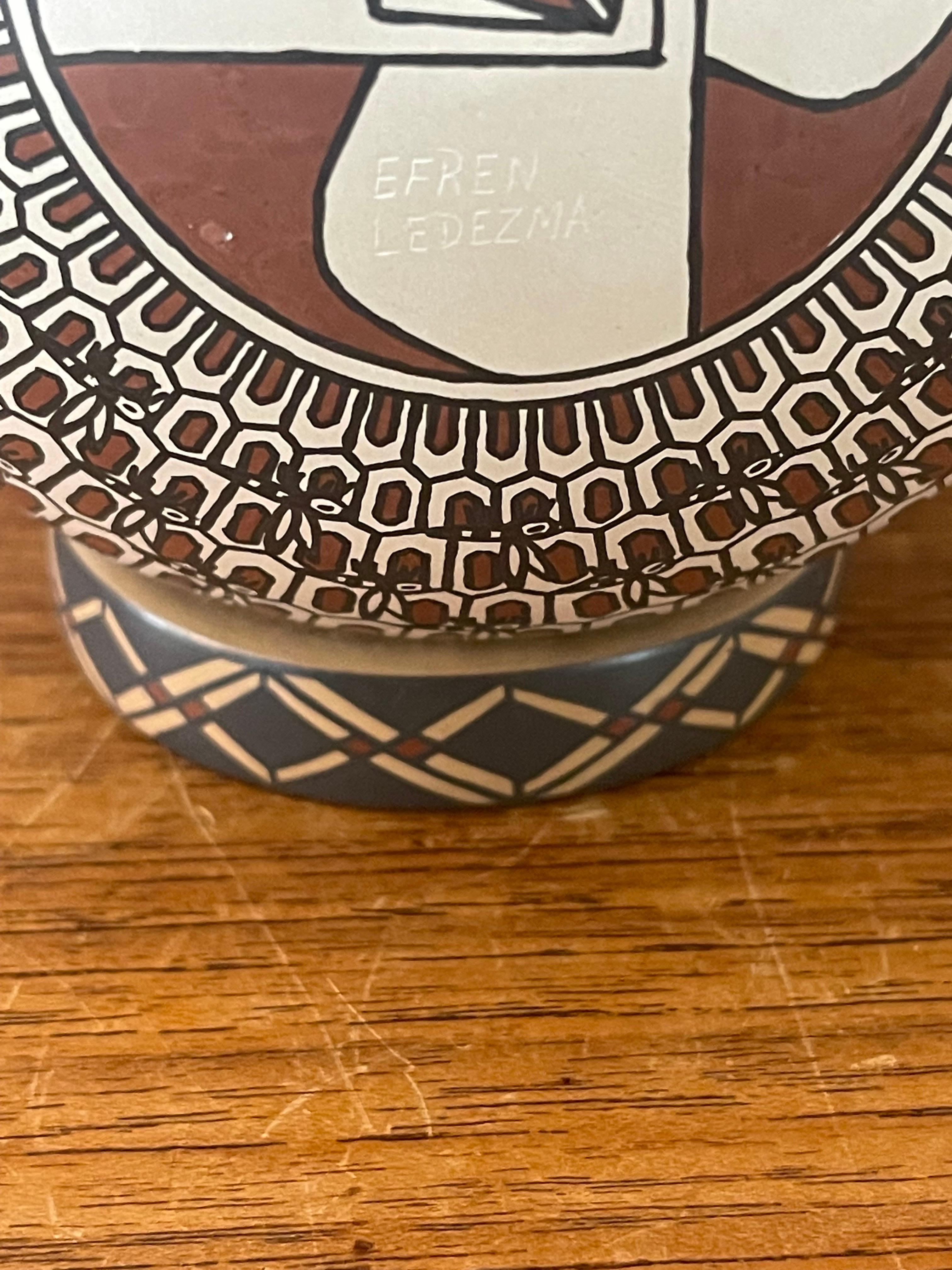 Poteries Pot/olla avec nid d'abeille « Paquime Pottery » d' Efren Ledezma pour Mata Ortiz en vente