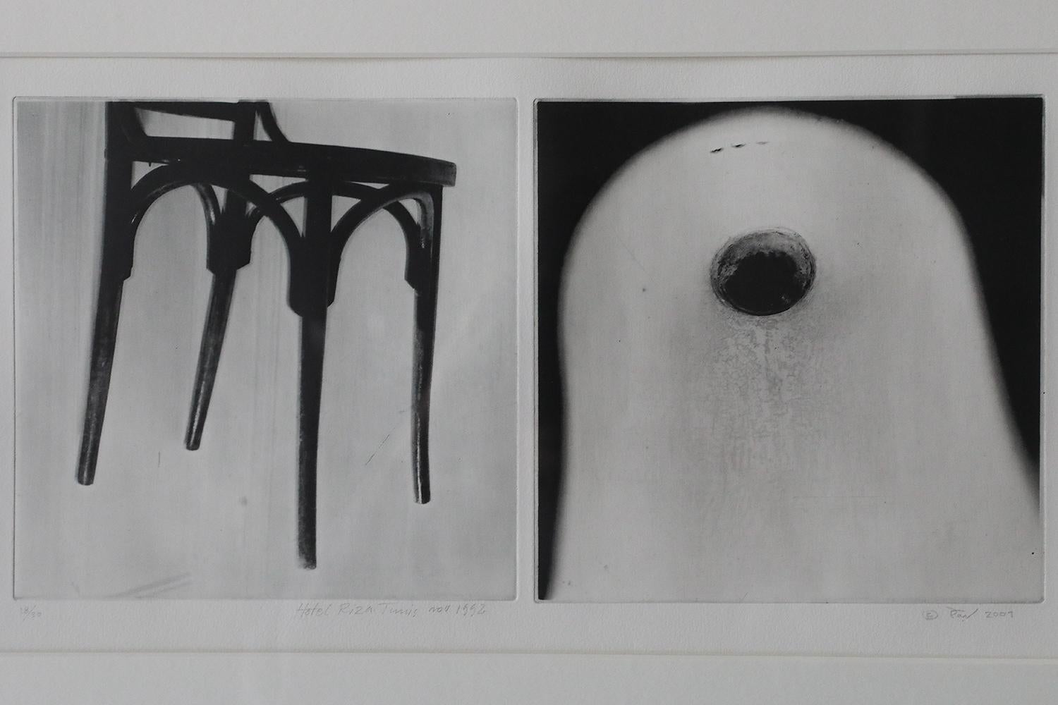 Pär Broman, Hotel Ritz Túnez, 2001
Fotograbado
Número 18/30
La obra está firmada por el artista, fecha, título y número individual (lápiz)
Dimensiones de trabajo 42/59
La obra está enmarcada

Pär Broman es un artista sueco nacido en 1963. Estudió en
