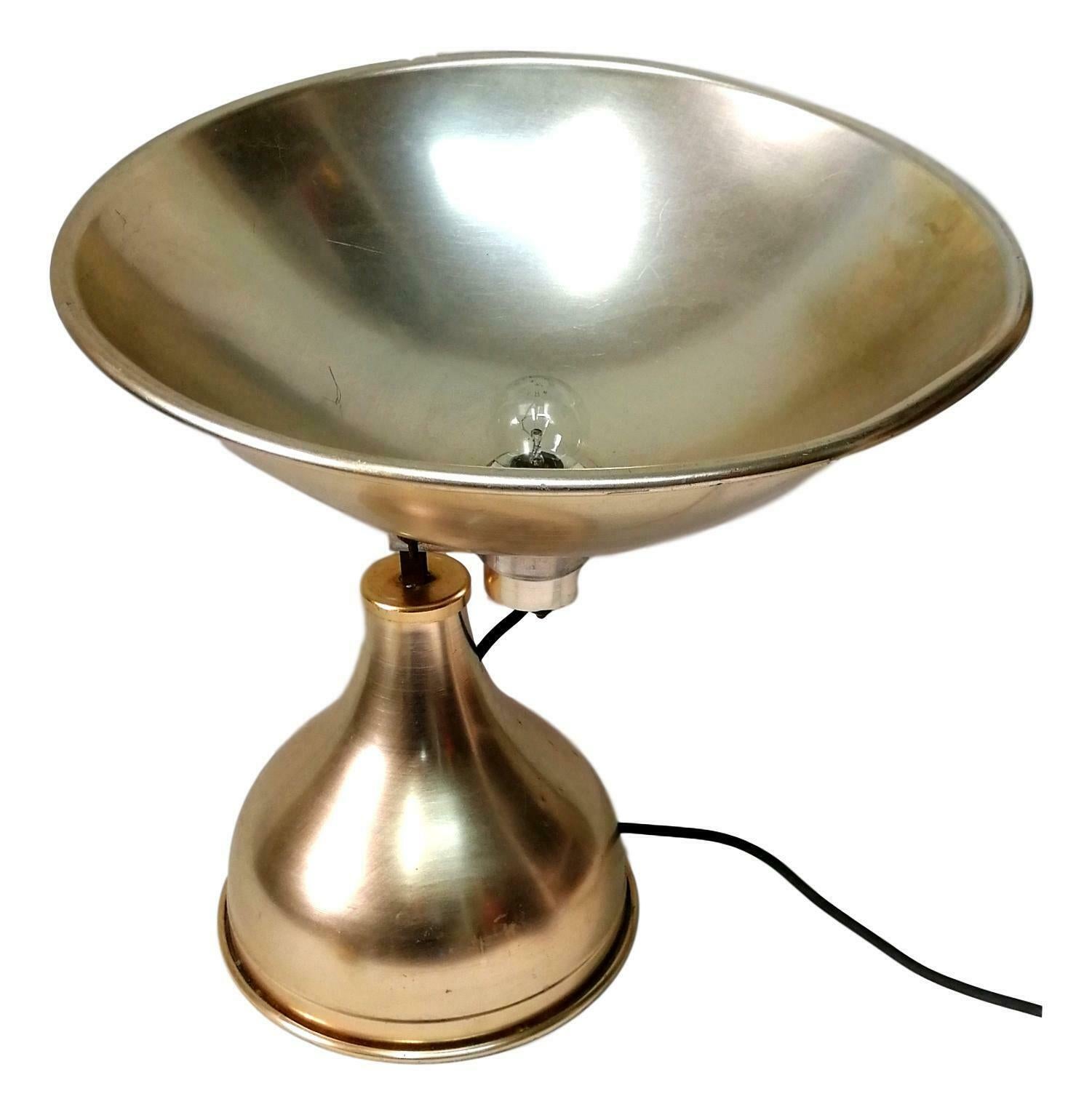 Aluminum Parabolic Shape Table Lamp For Sale