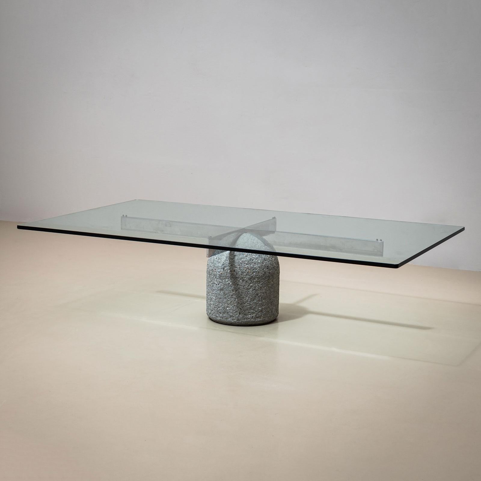 20ième siècle Table basse Paracarro de Giovanni Offredi pour Saporiti, Italie en vente