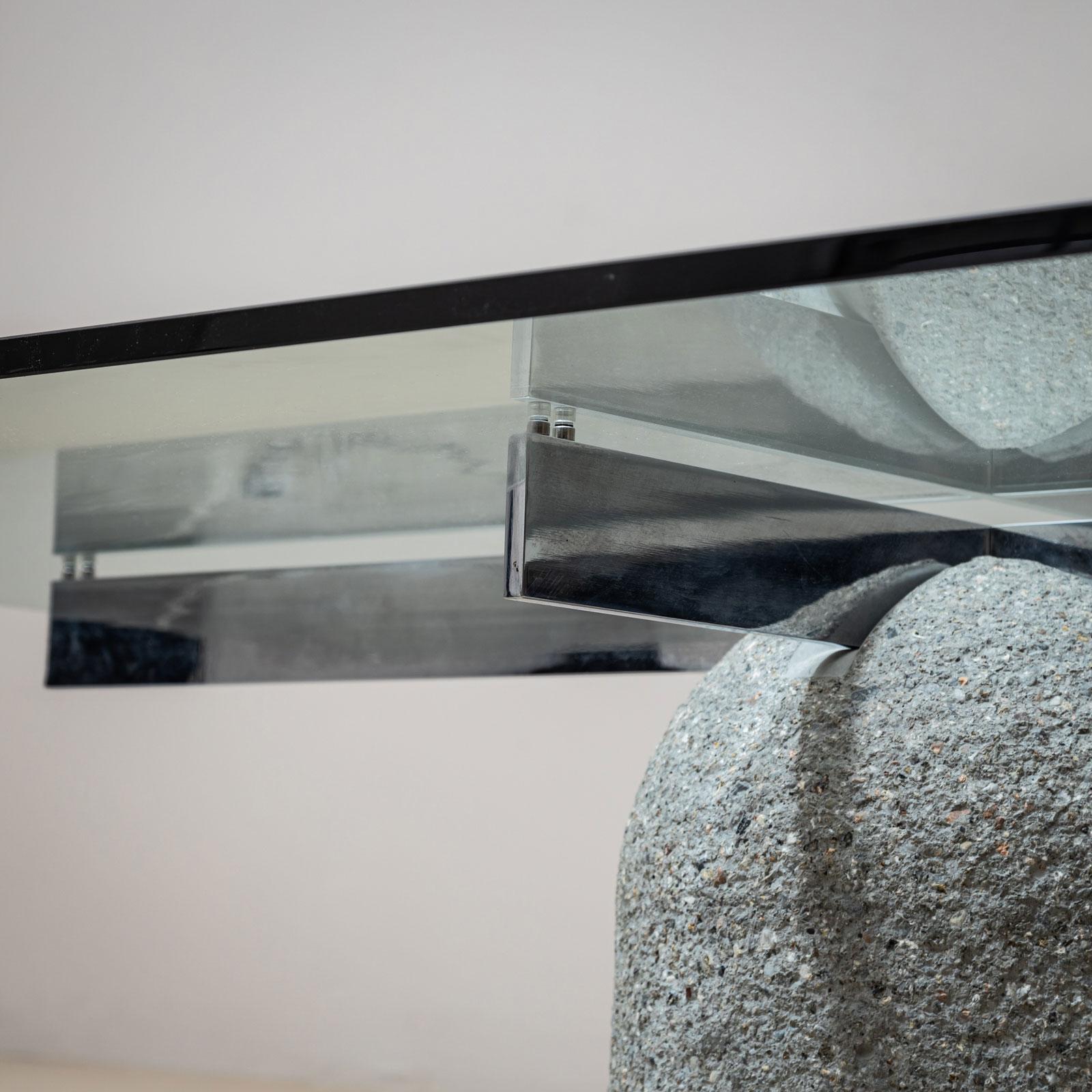 Table basse Paracarro de Giovanni Offredi pour Saporiti, Italie en vente 1