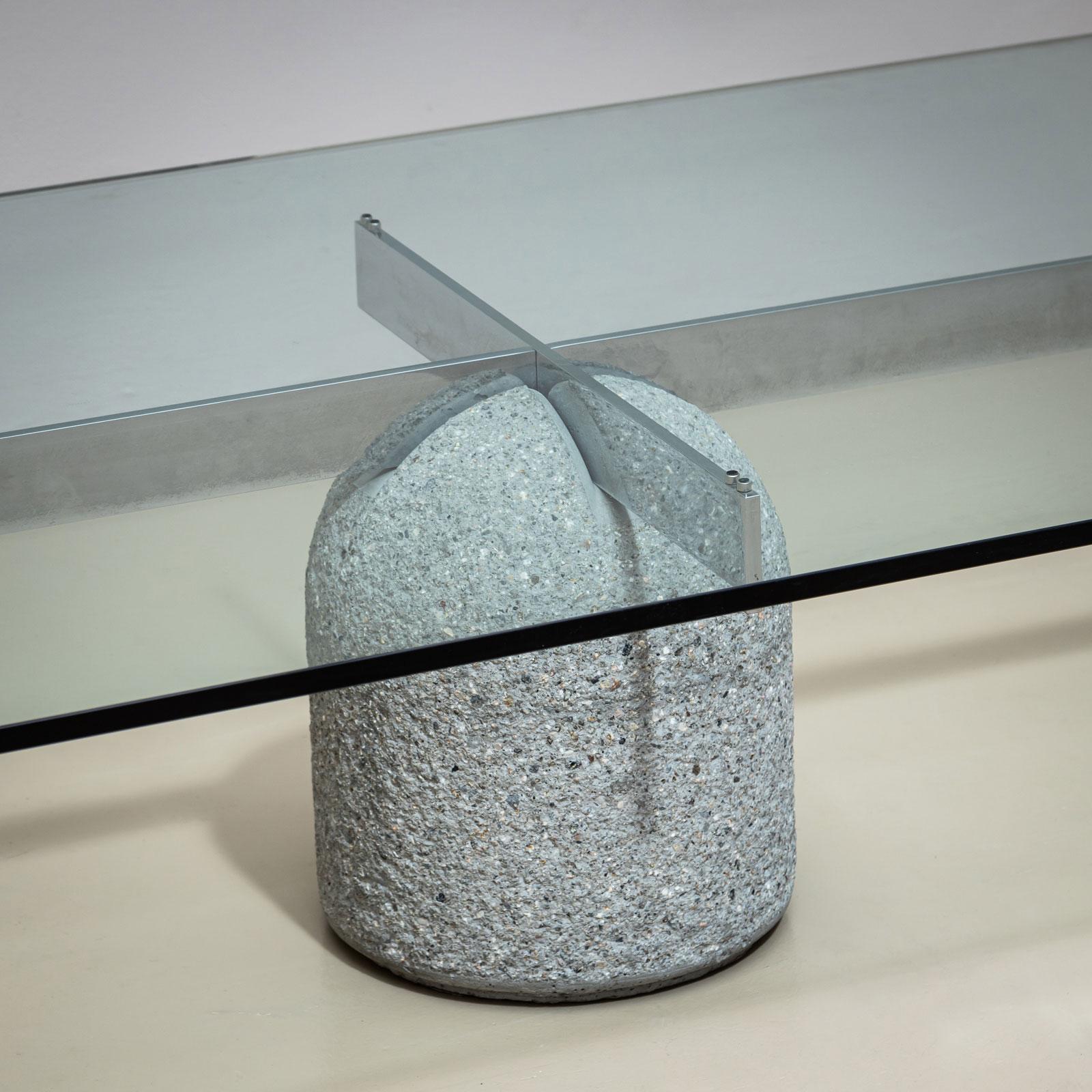 Table basse Paracarro de Giovanni Offredi pour Saporiti, Italie en vente 2
