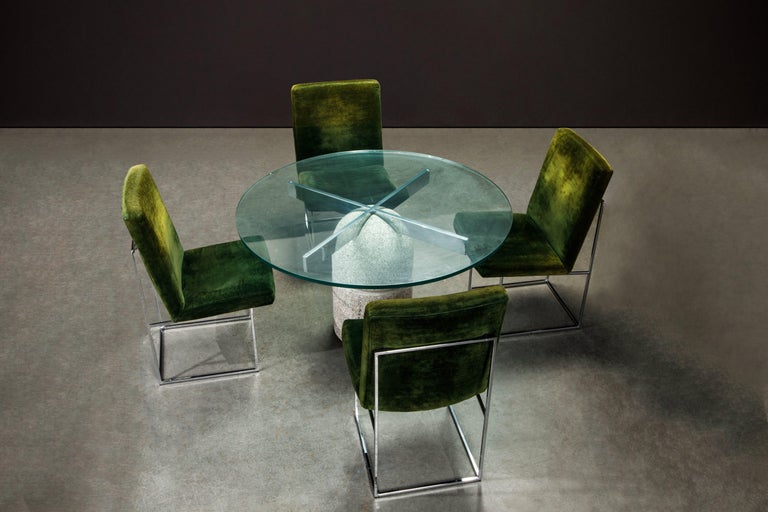 'Paracarro' Concrete Dining Table by Giovanni Offredi for Saporiti Italia, 1970s For Sale 12