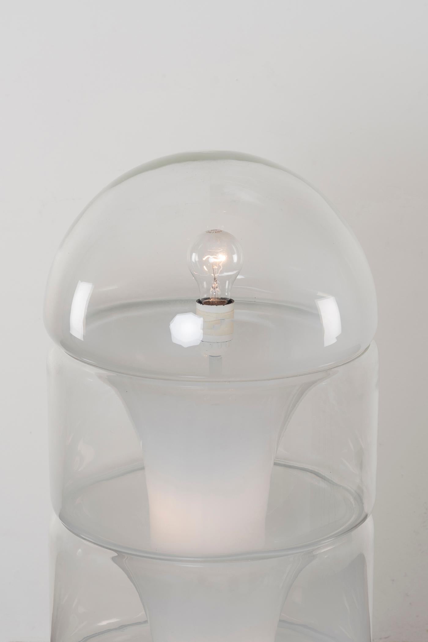 Italian Paracarro Floor Lamp by Mazzega For Sale