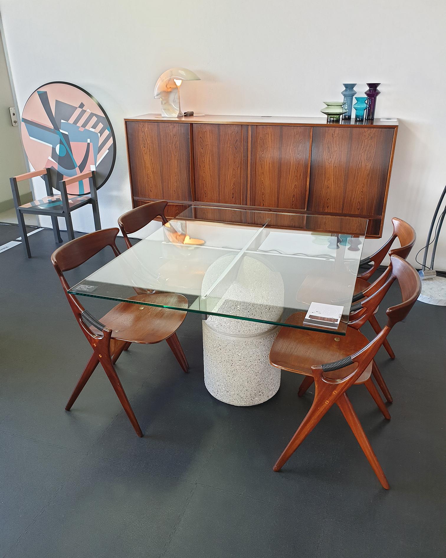 Paracarro Table by Giovanni Offredi for Saporiti For Sale 1