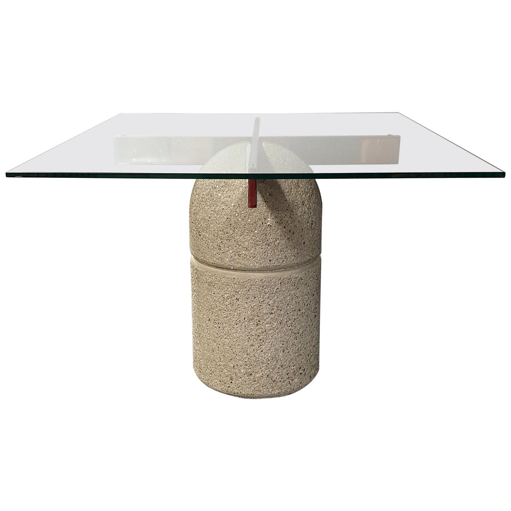 Paracarro Table by Giovanni Offredi for Saporiti For Sale