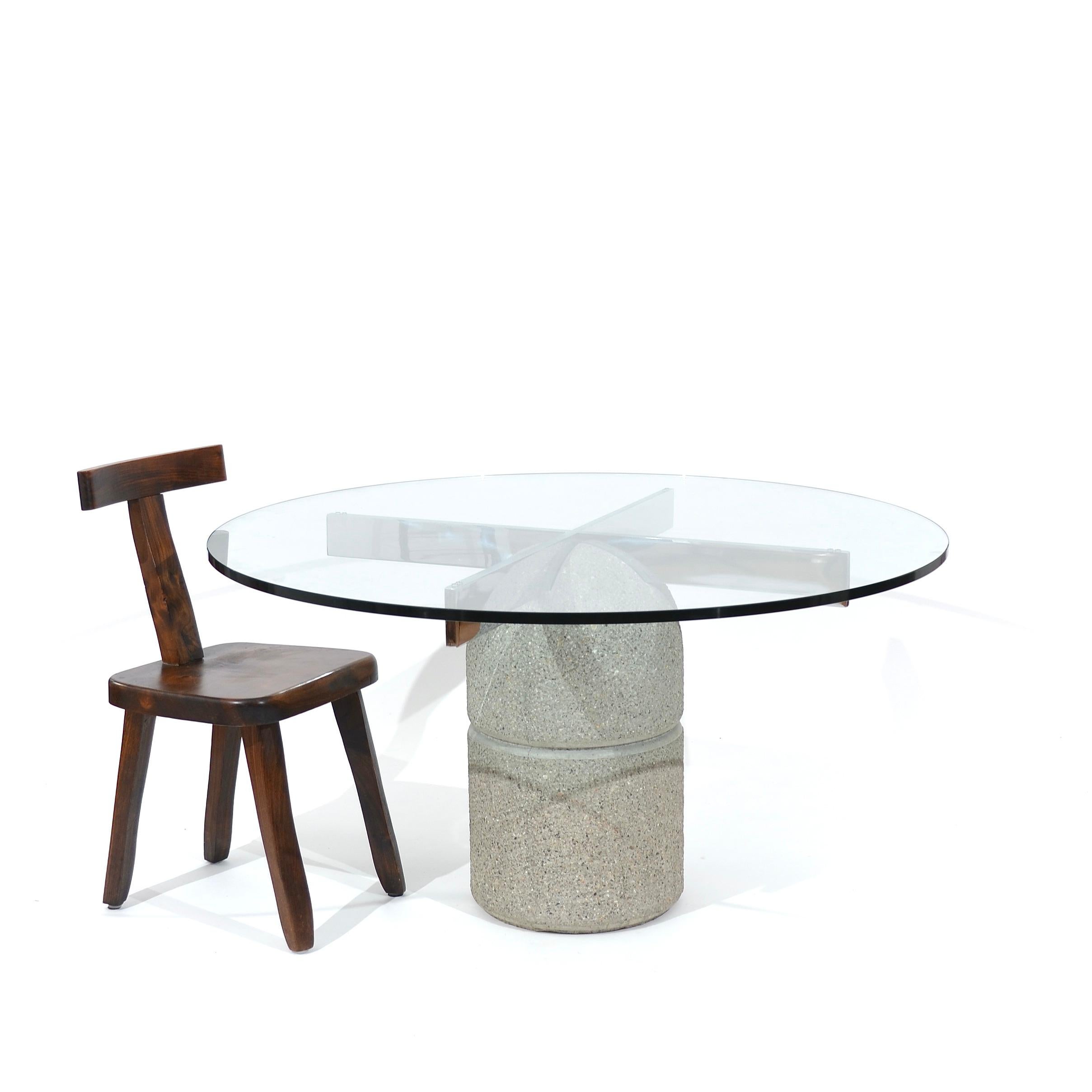 Paracarro table, Giovanni Offredi, Saporiti, Italy, 1970s For Sale 3