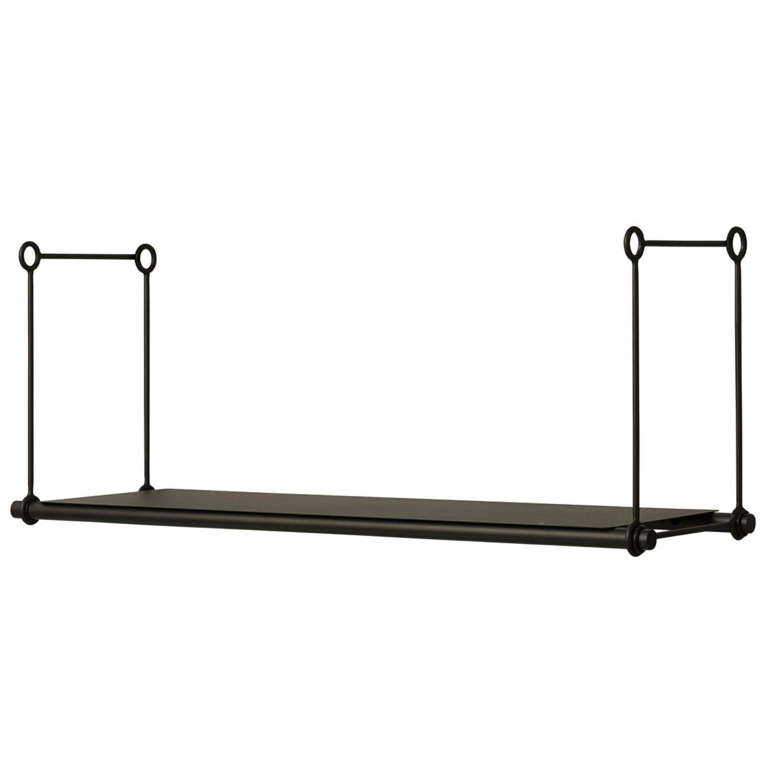 Parade 1 shelf extention green Olive by Warm Nordic
Dimensions: D100 x W30 x H39cm
Material: Powder coated steel
Weight: 4 kg
Also available in different colors and dimensions. 

Elegant metal shelving unit with plenty of space for all your