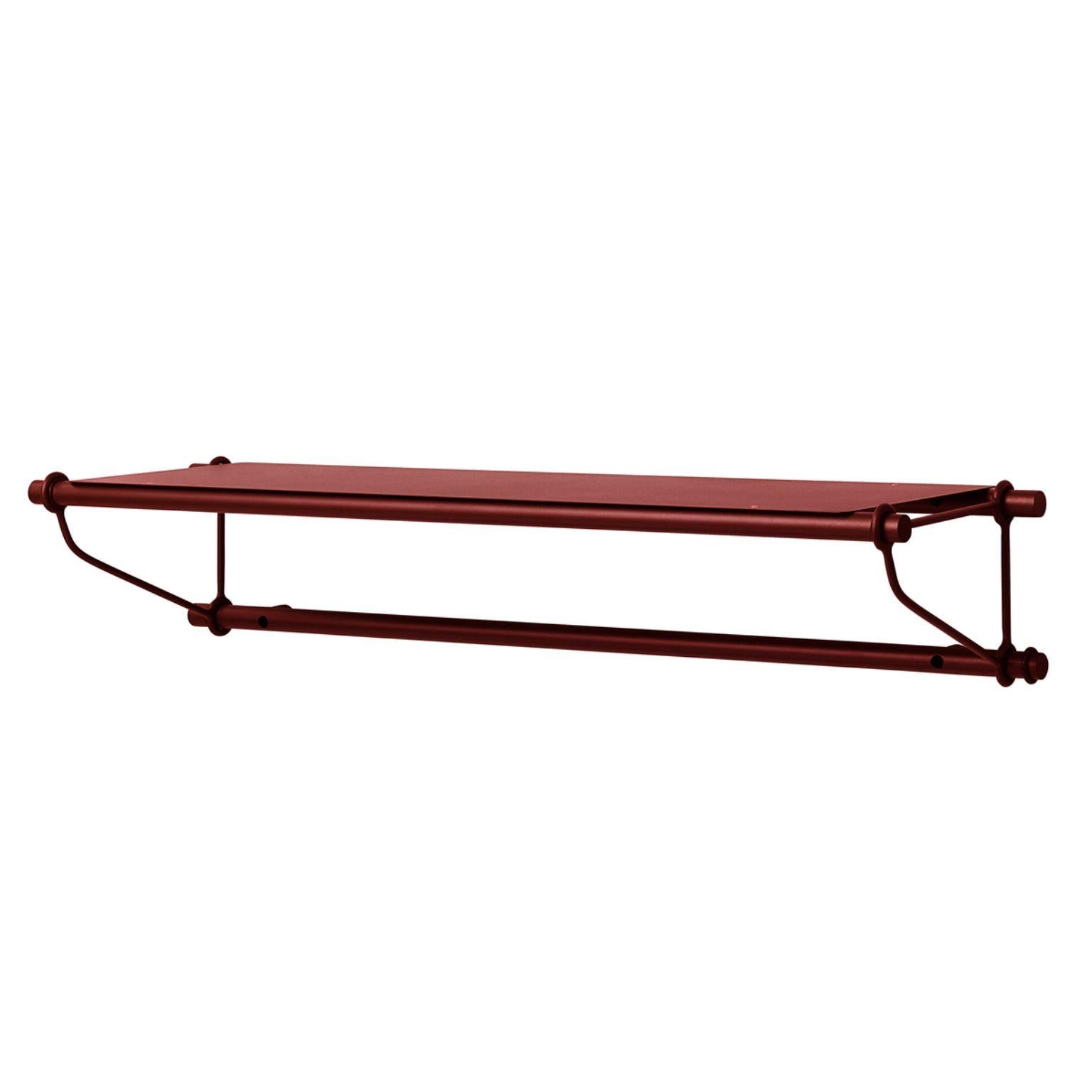 Post-Modern Parade 1 Shelf Top Oxide Red by Warm Nordic