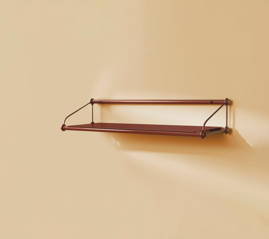 Steel Parade 1 Shelf Top Oxide Red by Warm Nordic