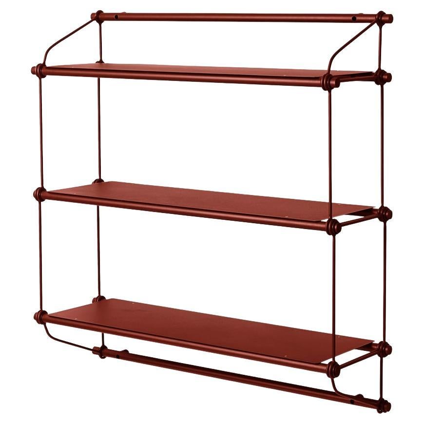 Parade 3 Shelves Oxide Red by Warm Nordic For Sale
