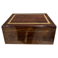 Paradigm Humidor Company Cigar Box Marquetry Wood Inlay
