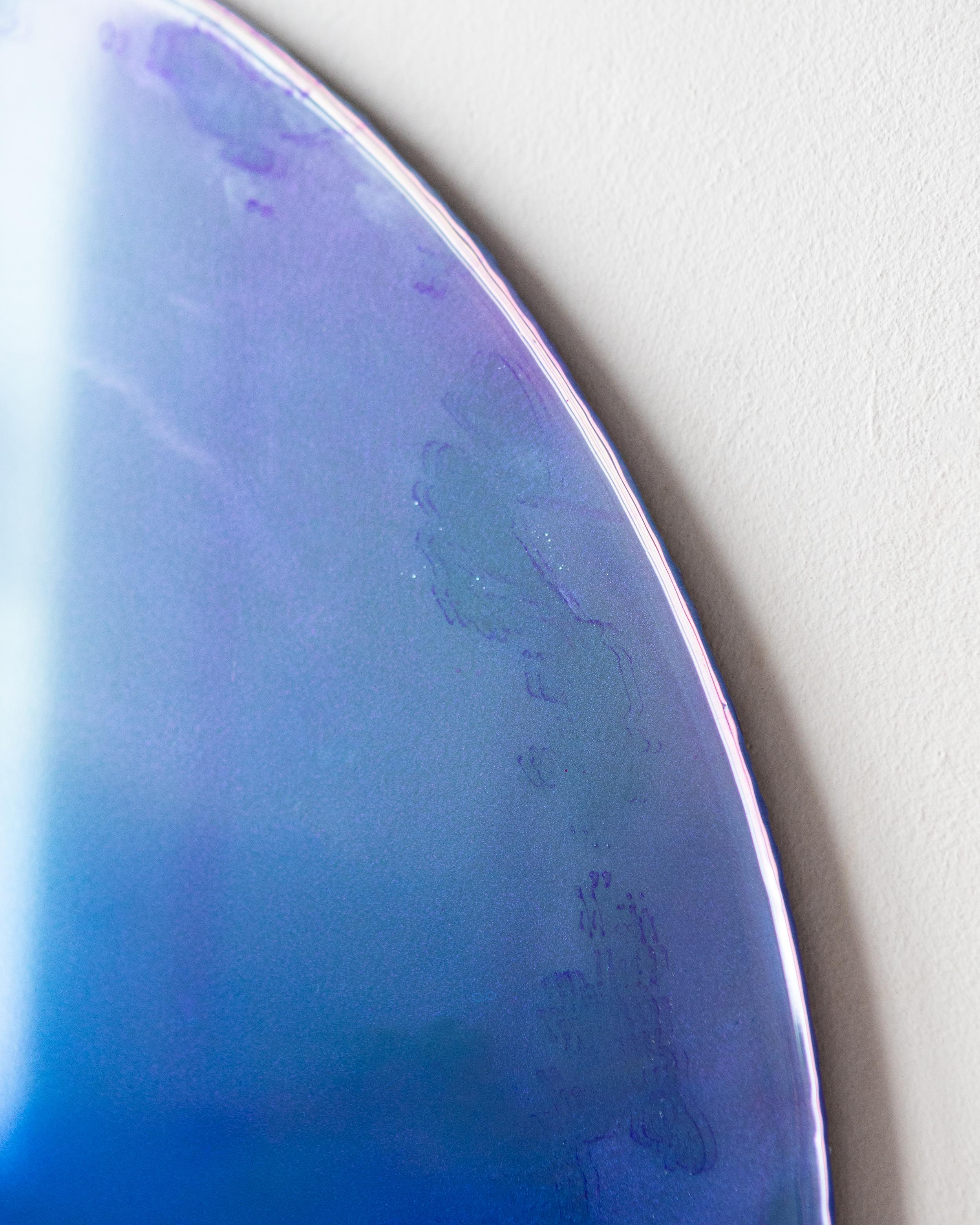 Paradigm Wall Decoration by Courtney Kinnare, Espejo azul ultramarino Siglo XXI y contemporáneo en venta