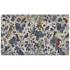 Oiseaux du paradis  Papier mural en tissu adapté aux zones humides