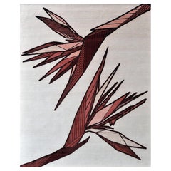 "Paradise - Blush" /  8
 x 10
 / Hand-Knotted Wool Rug