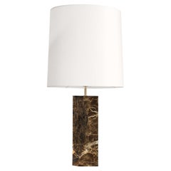 Lampe à poser en marbre intégral Brown Paradise