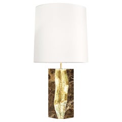 Paradise Brown Marble Table Lamp