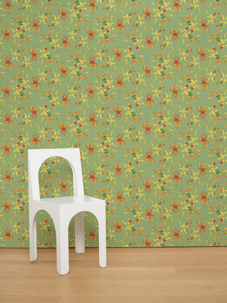 Paradise Floral Wallpaper For Sale at 1stDibs