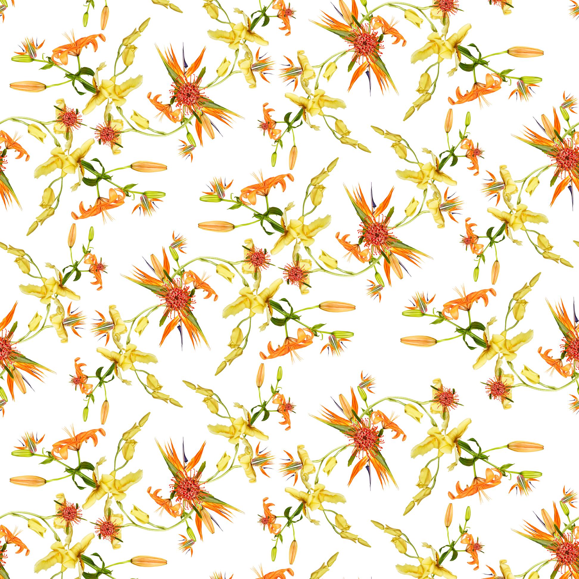 American Paradise Floral Wallpaper  For Sale