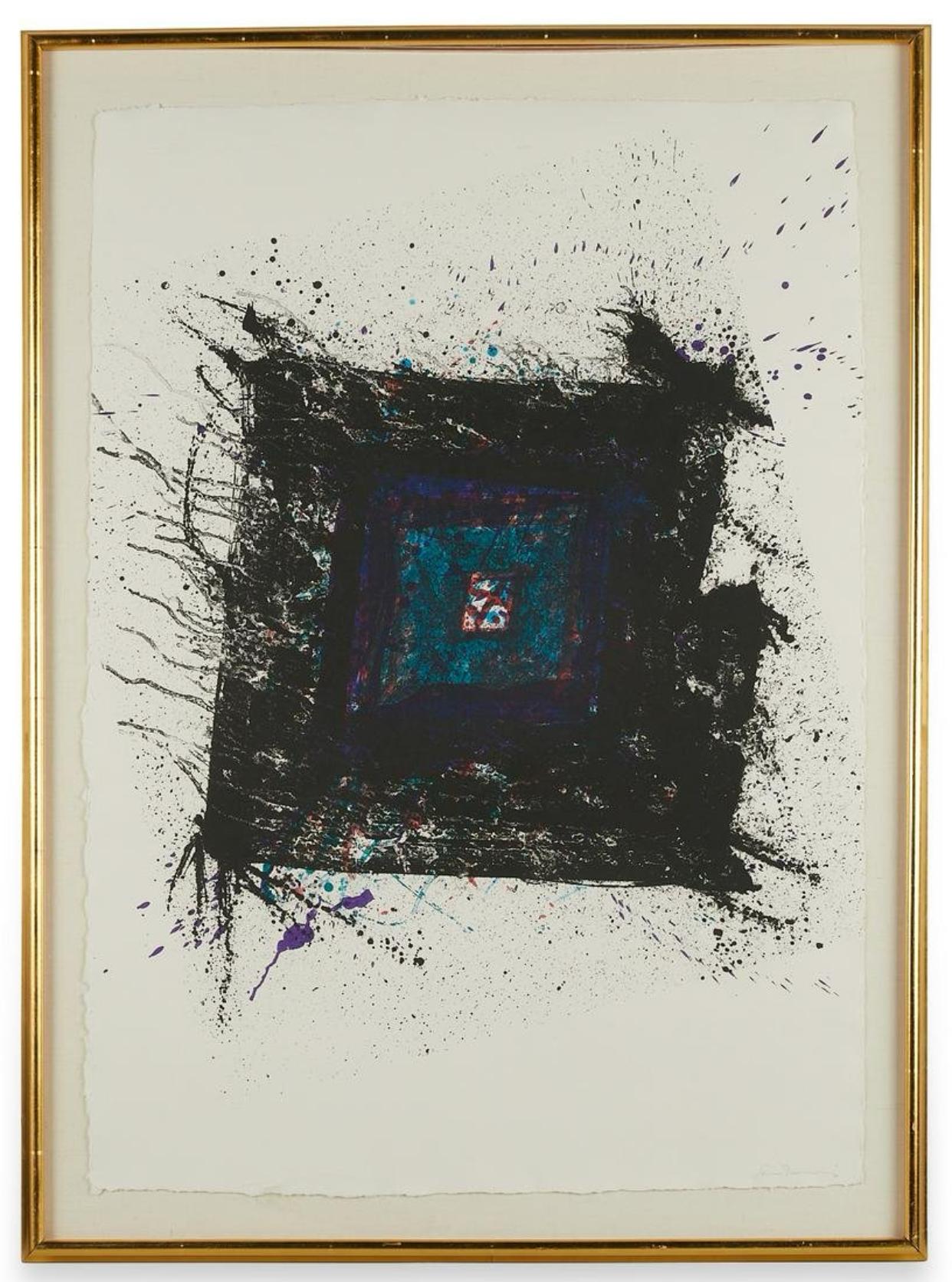 Paradise of Ash Sam Francis (Amerikaner 1923-1994) Gerahmtes Diptychon (Expressionismus) im Angebot