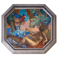 "Paradiso" Pittura olio su tela di Vicente Puig