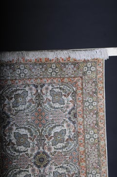 Paradise Prayer Rug, Silk End of the 20th Century