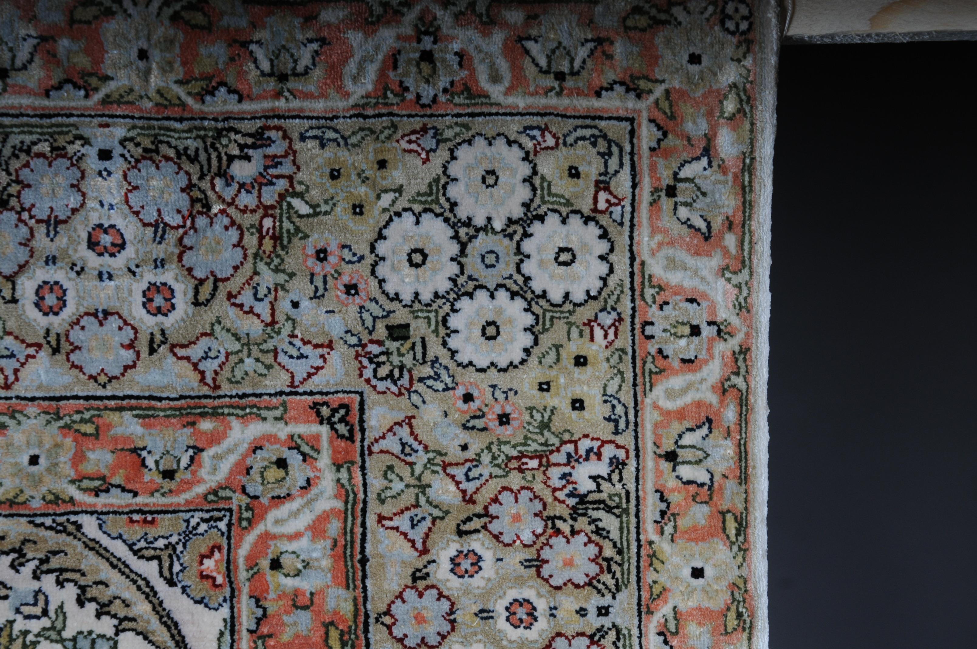 Paradise Prayer Rug, Silk End of the 20th Century For Sale 3