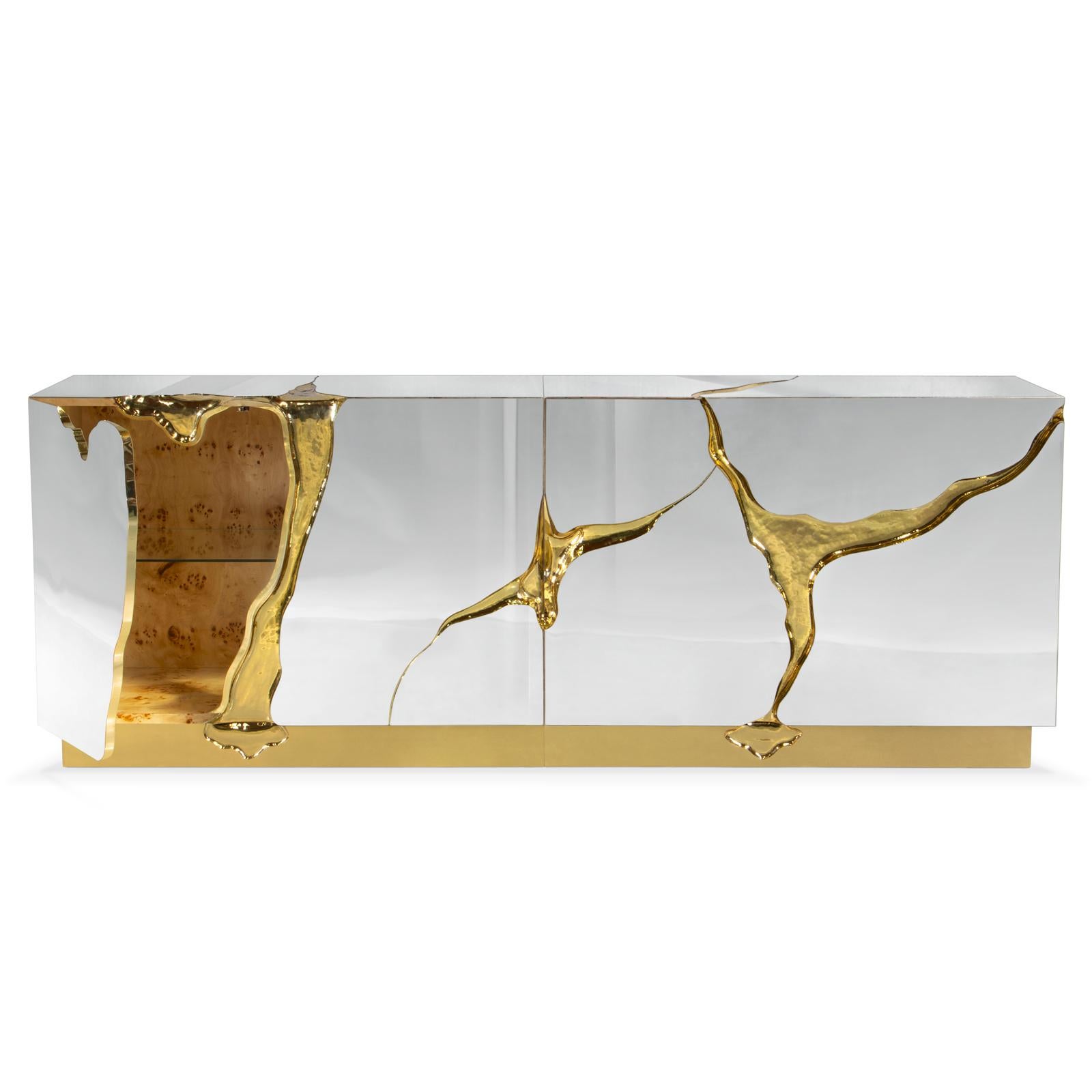 gold sideboard