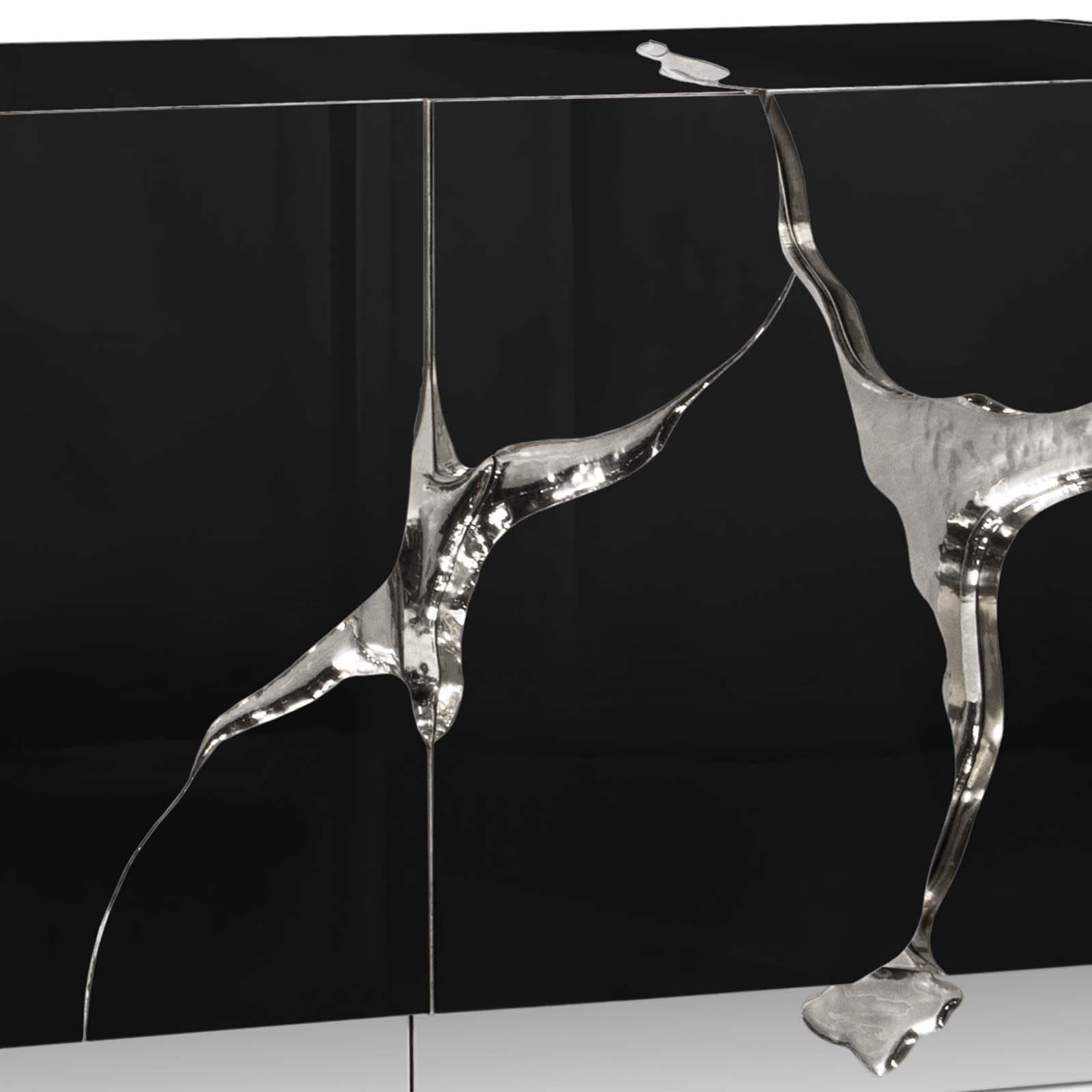 Paradise Silver Finish Sideboard For Sale 4