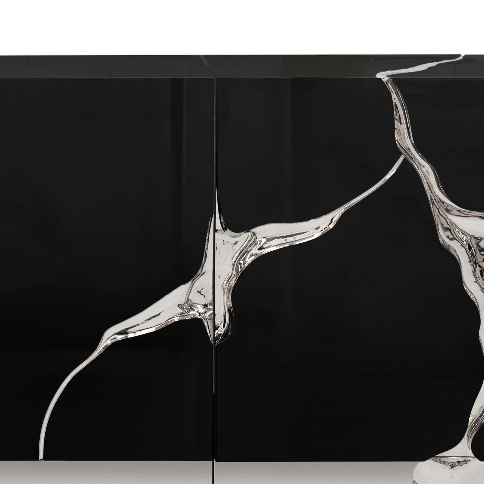 Credenza Paradise con finitura argento in vendita 2