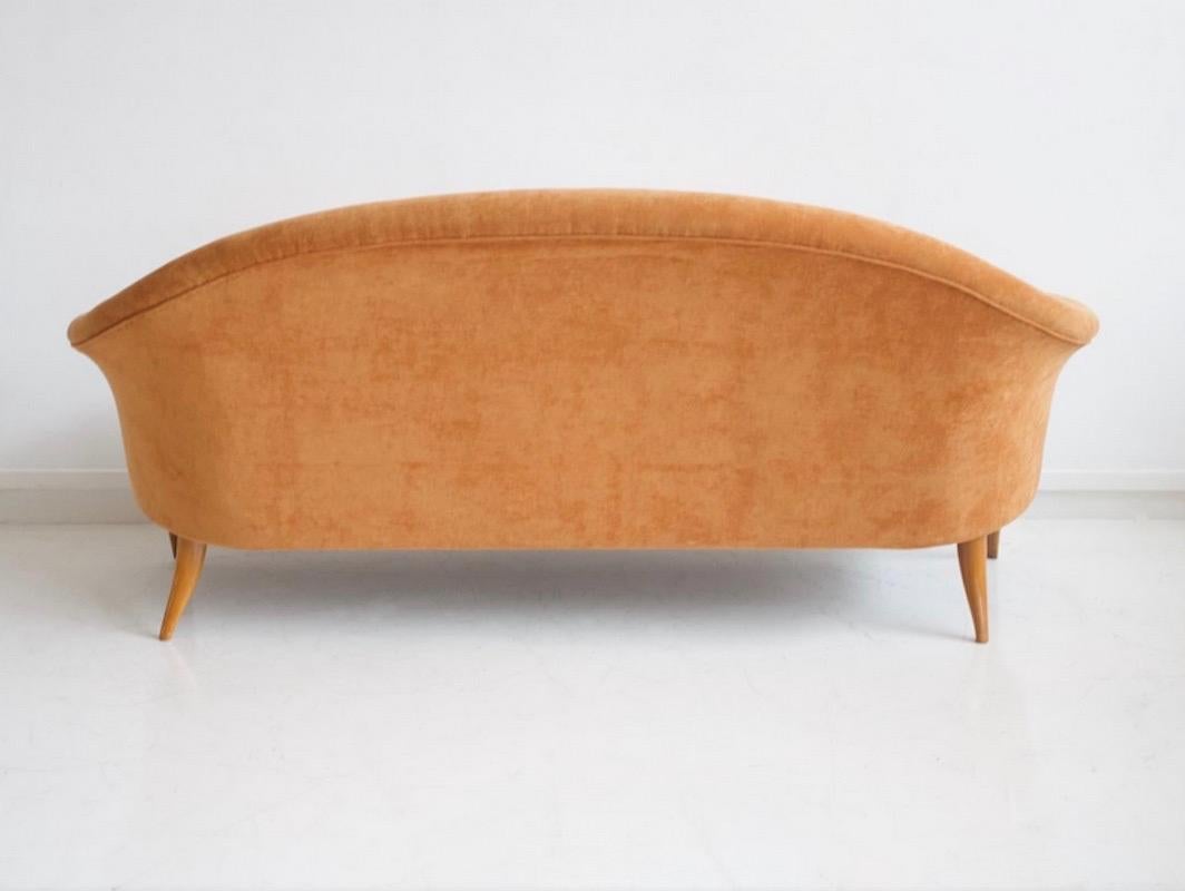 Divano Paradise con rivestimento in tessuto arancione di Kerstin Hörlin-Holmqvist In condizioni buone in vendita a Madrid, ES