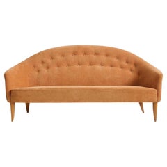 Used Paradise Sofa with Orange Fabric Upholstery by Kerstin Hörlin-Holmqvist
