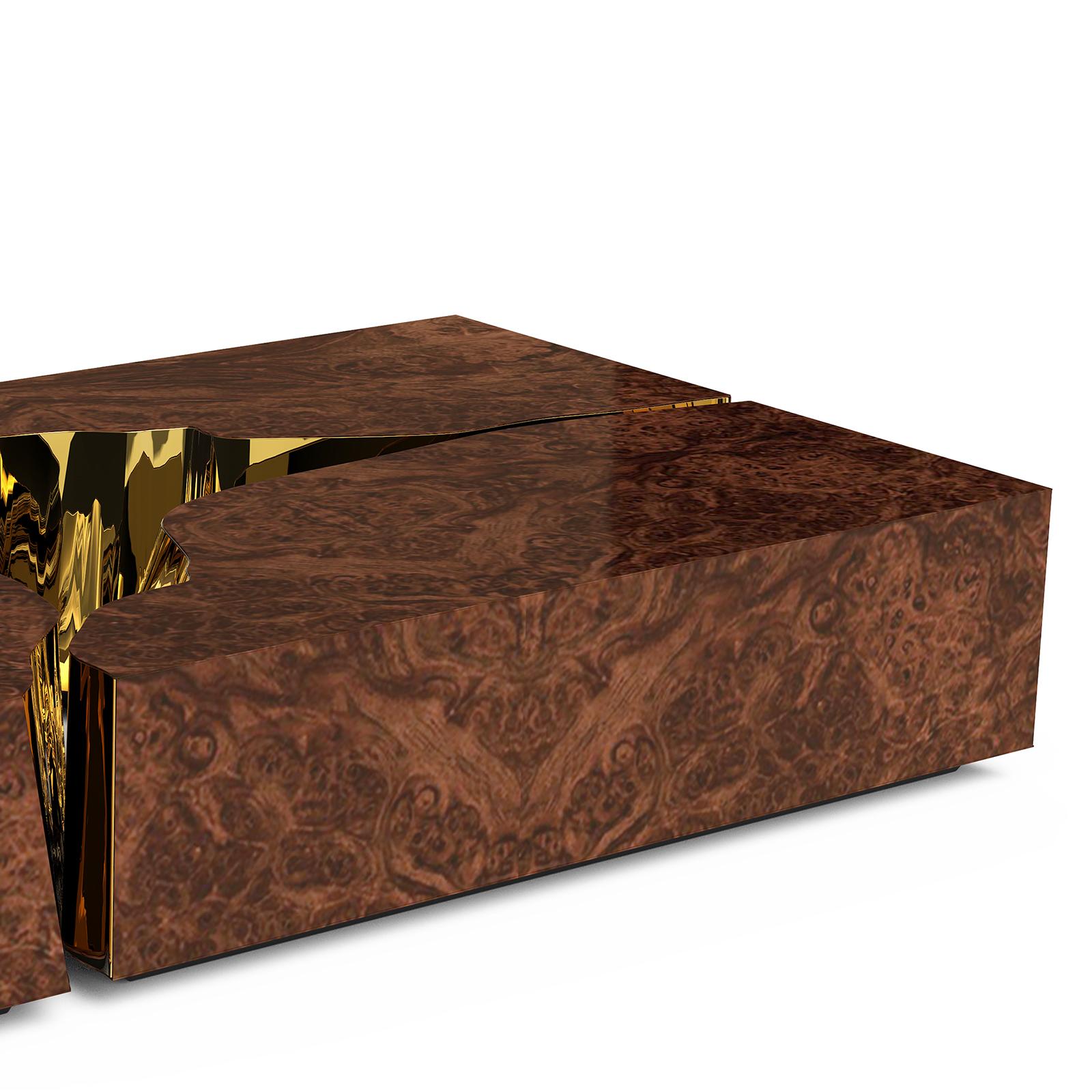Placage Table basse en noyer Paradise en vente