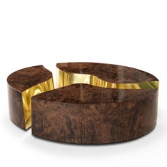 Paradise Walnut Oval Coffee Table